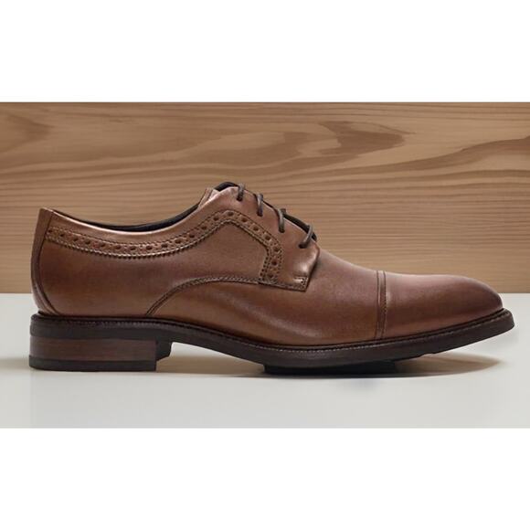 Cole Haan Grand OS Buckland Cap Toe Oxford Shoes British Tan Mens 9 Fast Ship - Picture 8 of 11